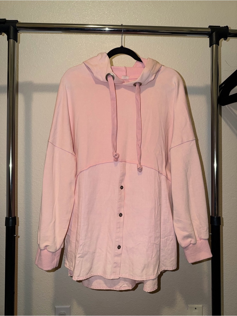 Women's Pink Hooded top